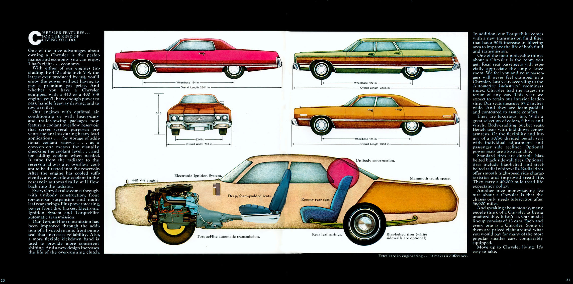 1973 Chrysler Full-Line Brochure Page 2